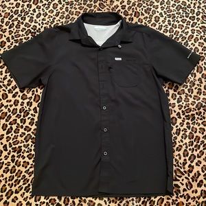 Black Columbia fishing shirt